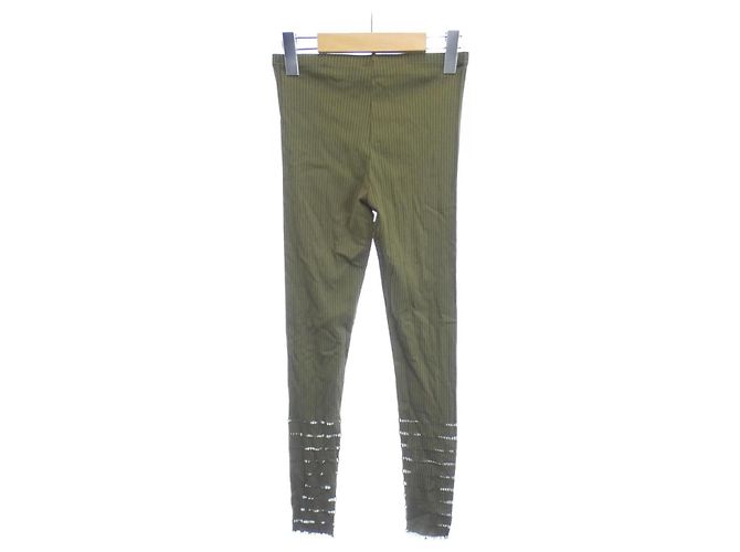 Autre Marque Pantalones Pleats Please Verde - vista 2