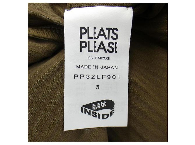 Autre Marque Pantalones Pleats Please Verde - vista 4