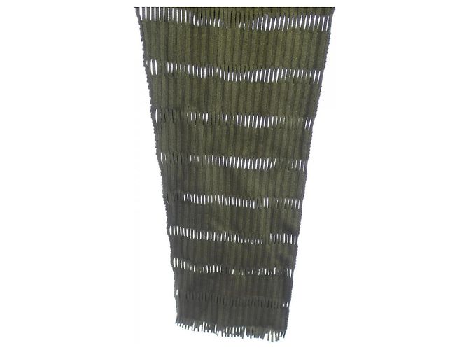 Autre Marque Pantalones Pleats Please Verde - vista 5
