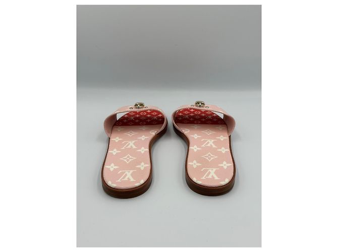 Louis Vuitton Sandalen Pink Rot - Ansicht 7