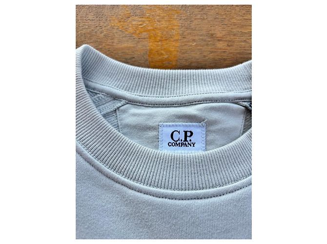 Autre Marque C.P. Company Hellgrauer Sweatshirt Hellblau - Ansicht 3