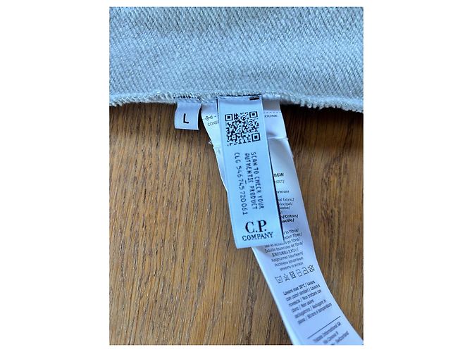Autre Marque C.P. Company Hellgrauer Sweatshirt Hellblau - Ansicht 9