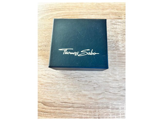 Thomas Sabo Black braided leather bracelet with silver clasp - view 6