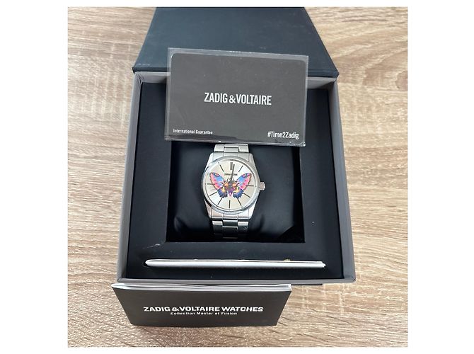 Orologio Zadig & Voltaire 'Rock Strap Bijou' con quadrante a farfalla Multicolore - vista 4