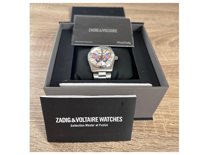 Orologio Zadig & Voltaire 'Rock Strap Bijou' con quadrante a farfalla Multicolore - vista 5