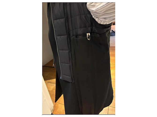 Autre Marque BOSS Long Black Wool Coat Slim Fit - view 7