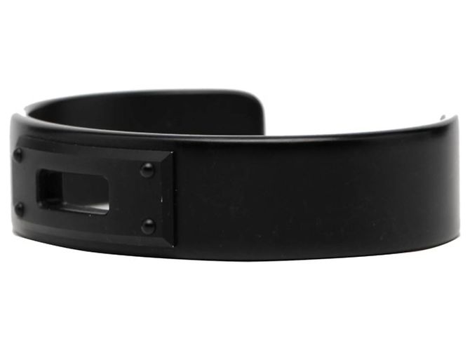 Bracciale Kelly di Hermès in alluminio nero - vista 2
