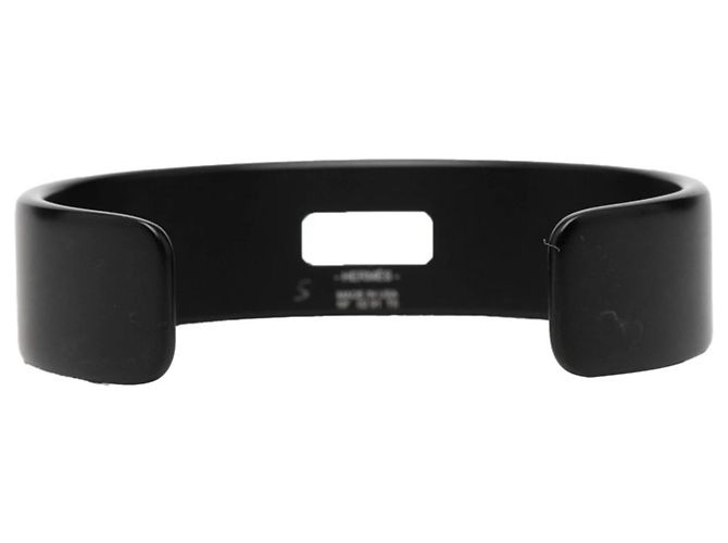 Bracciale Kelly di Hermès in alluminio nero - vista 3