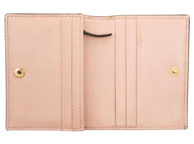 Billetera bifold acolchada con logo GG de Gucci Rosa - vista 4