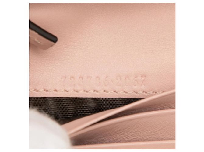 Billetera bifold acolchada con logo GG de Gucci Rosa - vista 7