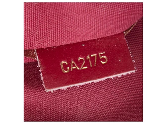 Borsa Montaigne BB in Monogram Vernis Louis Vuitton Rosa Rosso - vista 12