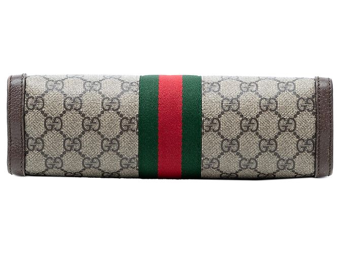 Gucci Beige Piccolo GG Supreme Web Ophidia Catena Crossbody - vista 3