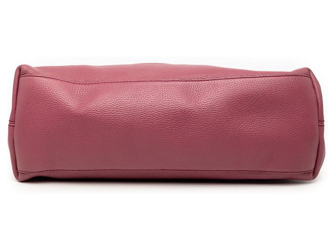 Bolsa Gucci Soho em couro de bezerro rosa médio com corrente - vista 3