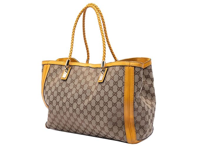 Gucci Beige Medium GG Canvas Bella Tote - Ansicht 2