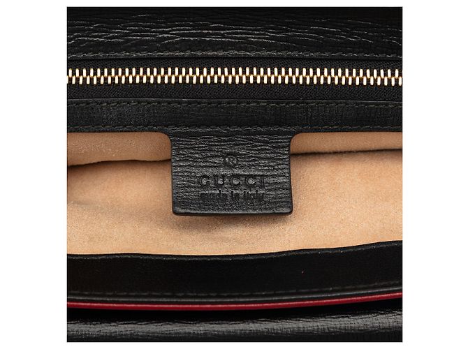 Borsa a spalla piccola in pelle rossa Marina Chain di Gucci Rosso - vista 5