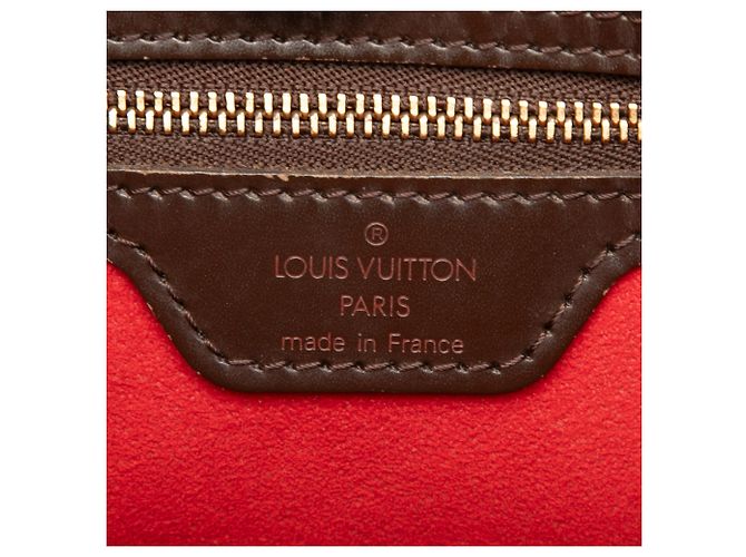 Louis Vuitton Borsa Hampstead PM Damier Ebene Marrone - vista 5