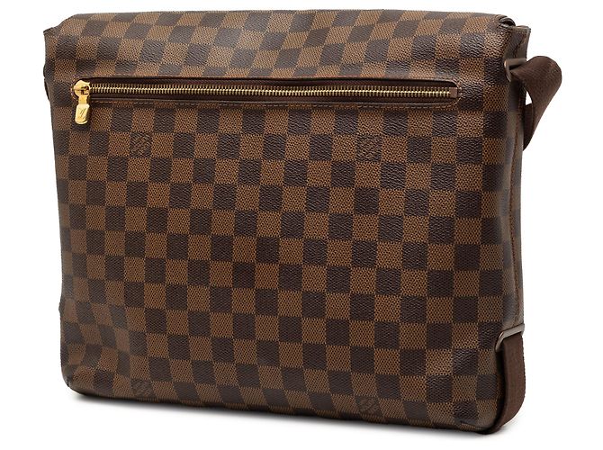 Louis Vuitton Marrone Damier Ebene Brooklyn MM - vista 2