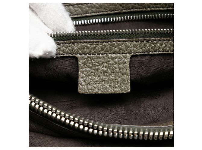 Gucci Beige Große GG Canvas Bamboo Libeccio Tote - Ansicht 5