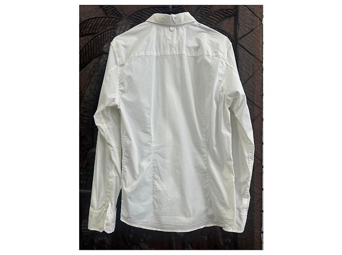 Autre Marque Camicia Tommy Jeans Bianca Slim Fit Bianco - vista 2