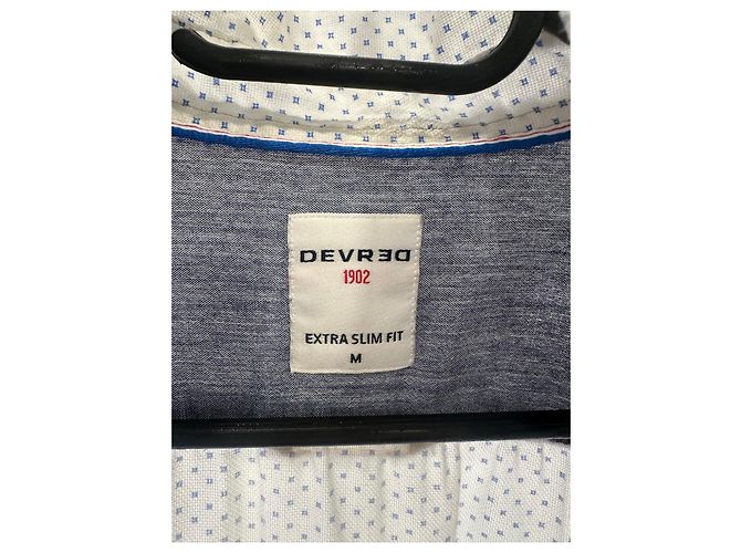Autre Marque Camisa de bolinhas azuis e brancas Branco Azul - vista 5