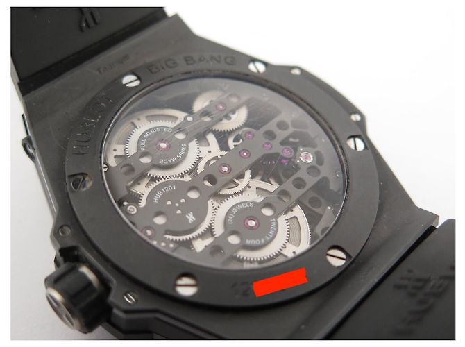 Relógio Automático Hublot Big Bang Meca 10 Black Magic 414.CI.1123.RX 45MM Preto - vista 14
