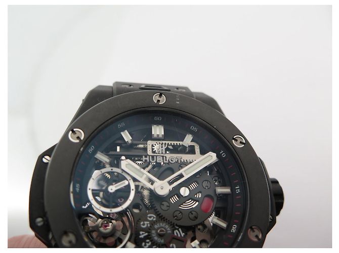 Relógio Automático Hublot Big Bang Meca 10 Black Magic 414.CI.1123.RX 45MM Preto - vista 15