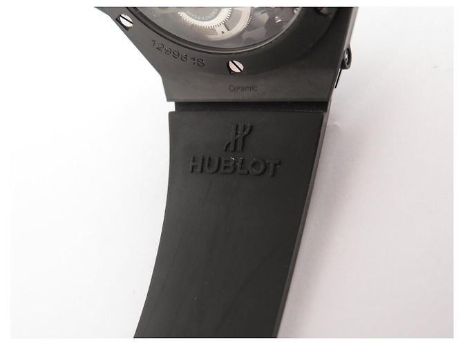 Relógio Automático Hublot Big Bang Meca 10 Black Magic 414.CI.1123.RX 45MM Preto - vista 9