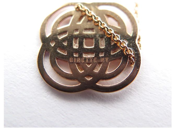 COLLANA GINETTE NY MINI PURITY ON CHAIN IN ORO GIALLO 18K D'oro - vista 4