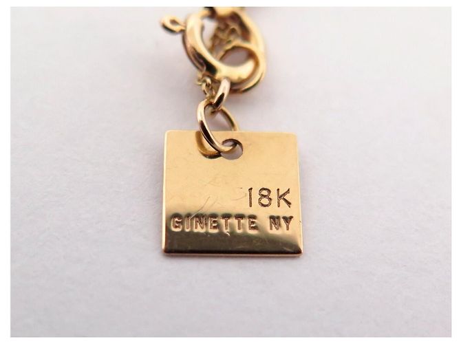 COLLANA GINETTE NY MINI PURITY ON CHAIN IN ORO GIALLO 18K D'oro - vista 8