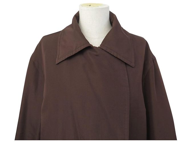 Hermès ABRIGO REVERSIBLE HERMES RARO LAS AMÉRICAS & FAUNA Y FLORA DE TEXAS 42 L Castaño - vista 4