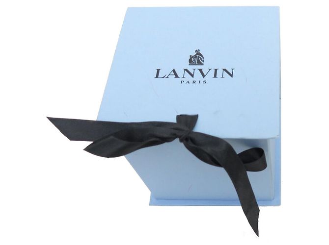 NEUES LANVIN ARMBAND MANCHETTE 16CM SCHWARZ PYTHONLEDER PALLADIUMSTAHL - Ansicht 13
