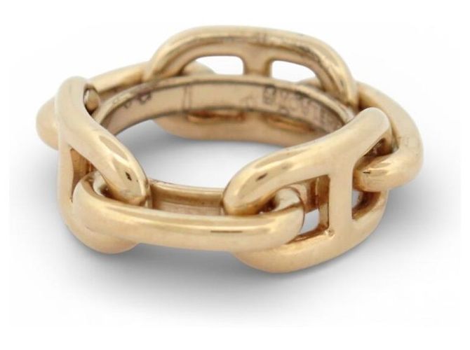 Ring Hermès ANILLO DE BUFANDA HERMES REGATE CADENA DE ANCLA EN METAL DORADO - vista 2