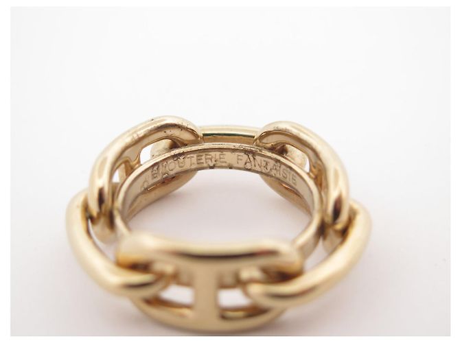 Ring Hermès ANILLO DE BUFANDA HERMES REGATE CADENA DE ANCLA EN METAL DORADO - vista 4