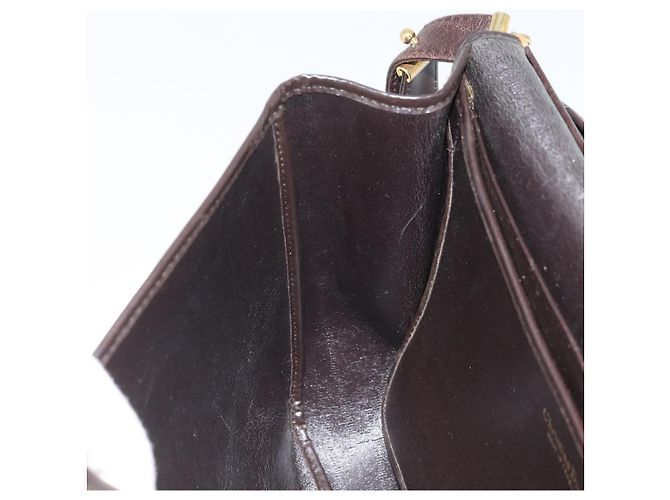 Borsa a Spalla in Tela Trotter Christian Dior Marrone Oro Auth YKZ048 D'oro - vista 21
