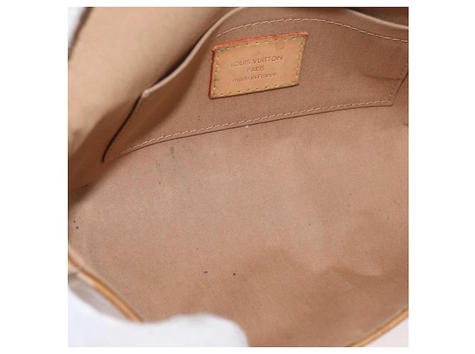 LOUIS VUITTON Borsa da Strada Malibu Monogram Vernis Noisette M91506 LV Auth bs34453 Nocciola - vista 11