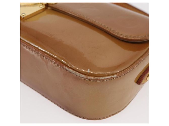 LOUIS VUITTON Borsa da Strada Malibu Monogram Vernis Noisette M91506 LV Auth bs34453 Nocciola - vista 14