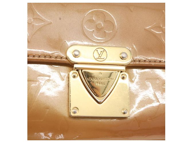 LOUIS VUITTON Borsa da Strada Malibu Monogram Vernis Noisette M91506 LV Auth bs34453 Nocciola - vista 17