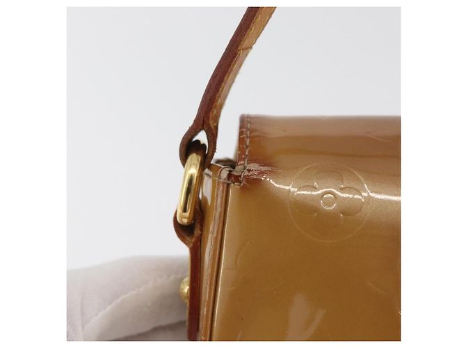 LOUIS VUITTON Borsa da Strada Malibu Monogram Vernis Noisette M91506 LV Auth bs34453 Nocciola - vista 3