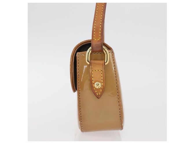 LOUIS VUITTON Borsa da Strada Malibu Monogram Vernis Noisette M91506 LV Auth bs34453 Nocciola - vista 4