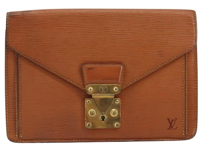 LOUIS VUITTON Borsa a Mano Dragonne Epi Serie Zipangu Oro M52618 LV Auth YKZ1131 - vista 13