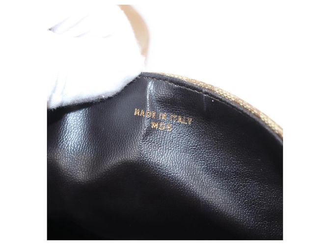 16 Céline CELINE Macadam Canvas Schultertasche PVC Beige Gold Auth AMZ561 Golden - Ansicht 12