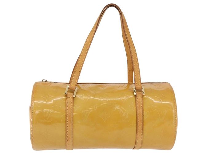 LOUIS VUITTON Borsa a Mano Monogram Vernis Bedford Beige M91006 LV Auth BAZ767 - vista 13