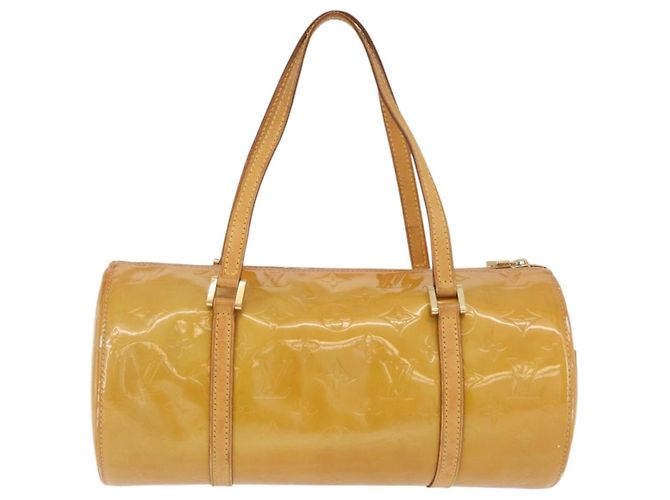 LOUIS VUITTON Borsa a Mano Monogram Vernis Bedford Beige M91006 LV Auth BAZ767 - vista 2