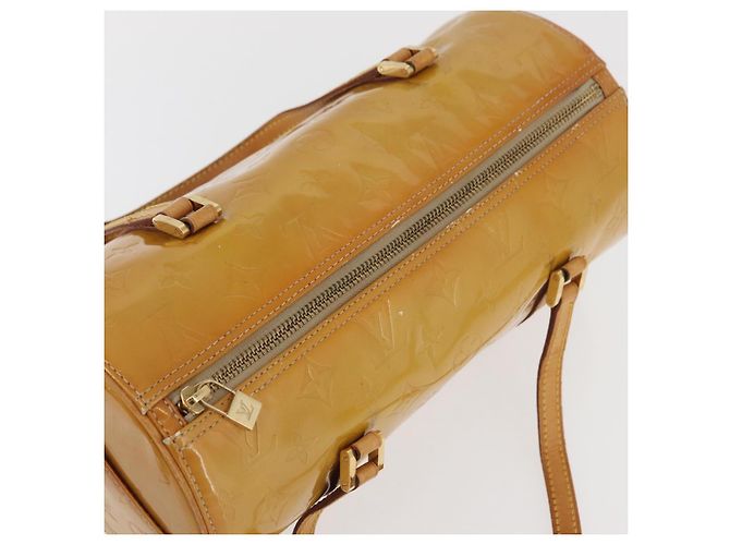LOUIS VUITTON Borsa a Mano Monogram Vernis Bedford Beige M91006 LV Auth BAZ767 - vista 7