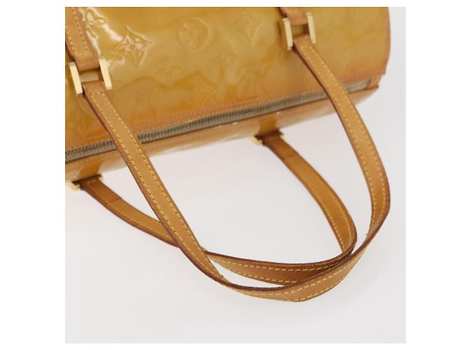 LOUIS VUITTON Borsa a Mano Monogram Vernis Bedford Beige M91006 LV Auth BAZ767 - vista 8
