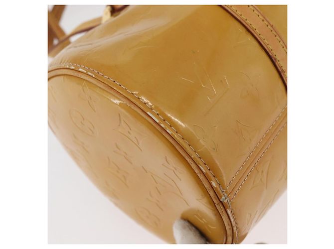 LOUIS VUITTON Borsa a Mano Monogram Vernis Bedford Beige M91006 LV Auth BAZ767 - vista 9