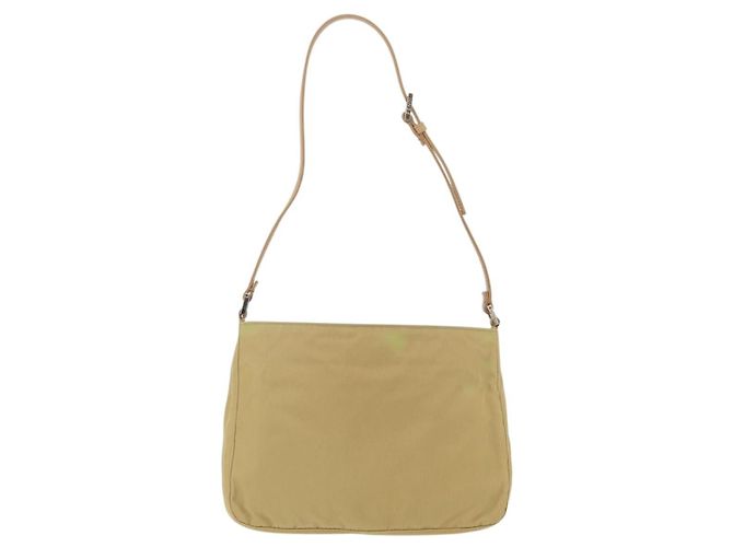 Borsa a Spalla FENDI Nylon Beige Argento Autentica INZ061 - vista 2