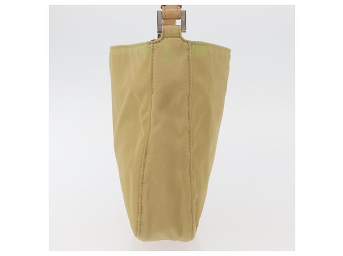 Borsa a Spalla FENDI Nylon Beige Argento Autentica INZ061 - vista 3