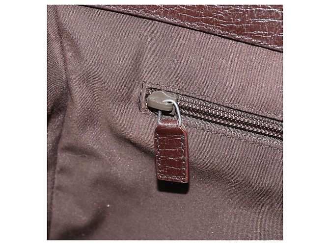 Borsa a Mano GUCCI GG Supreme PVC Argento Beige 141976 Auth YKZ182 - vista 21