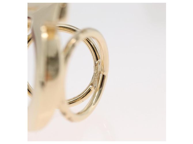 Anello Gancini in metallo dorato Salvatore Ferragamo Auth 174694A D'oro - vista 5